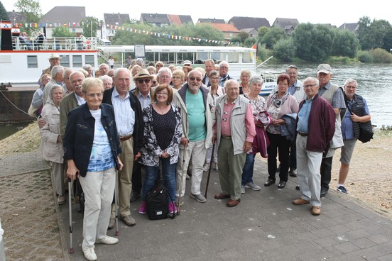 Weserfahrt der SU Höxter im August 2018